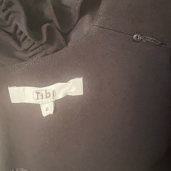 TIBI Crepe Open Shoulder Dress - Picture 2 of 5